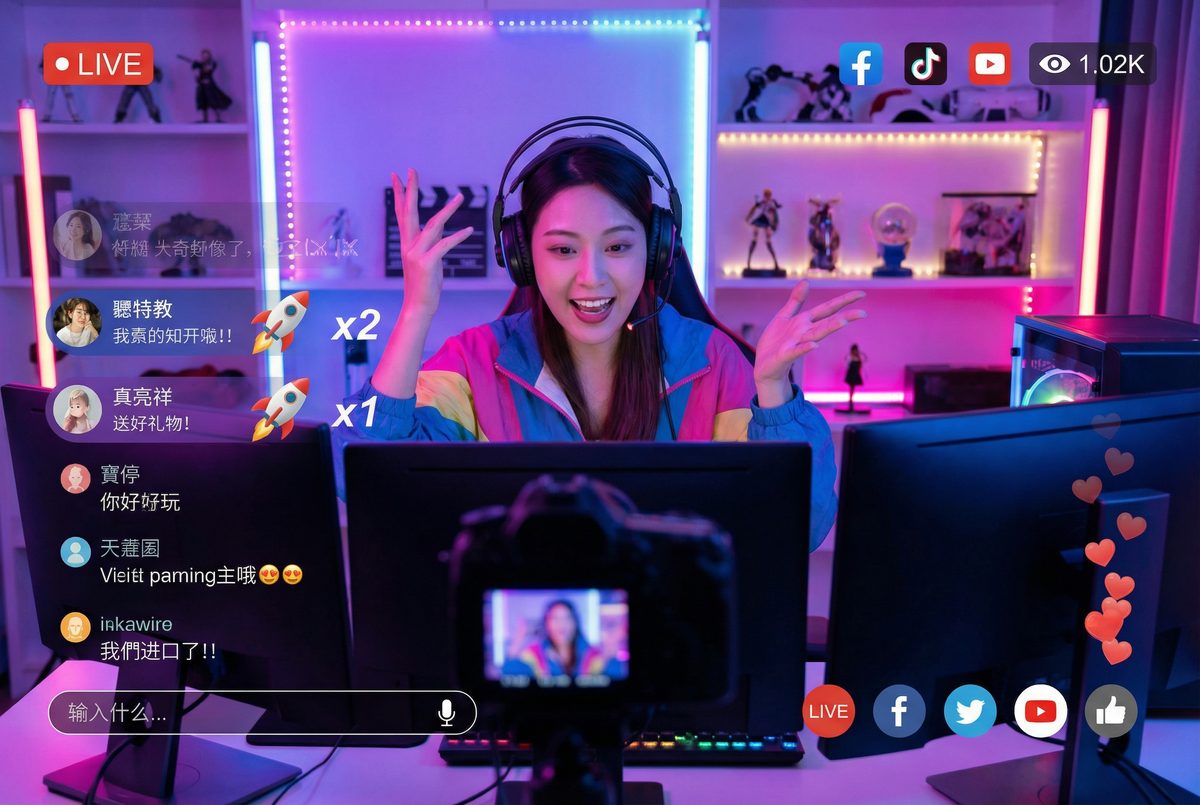 DeepSeek视频直播互动社区