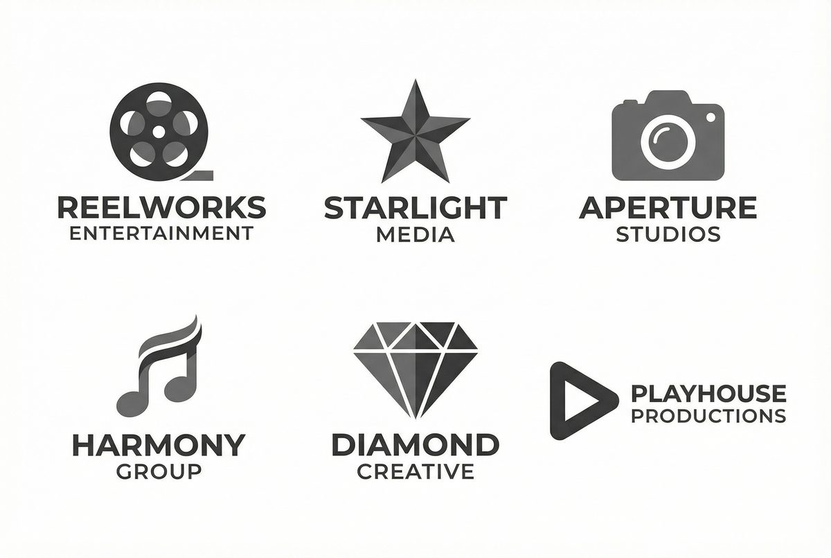 DeepSeek合作影视品牌Logo墙